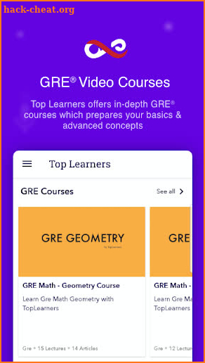 GRE®, TOEFL®, Test 2020 by Top Learners screenshot