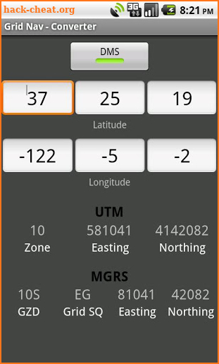 Grid Nav MGRS Utility screenshot