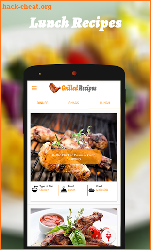 Grilled Recipes screenshot