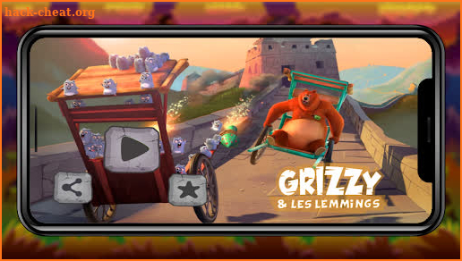 grizzy et les lemmings plane screenshot