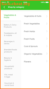 Grocer - ionic screenshot