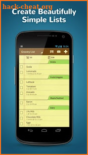 Grocery Shopping List Ease screenshot