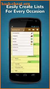 Grocery Shopping List Ease screenshot