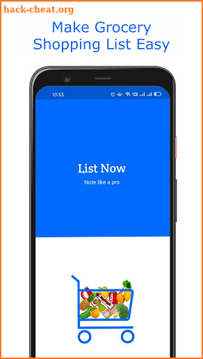 Grocery Shopping List -ListNow screenshot