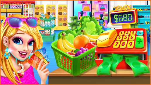 Grocery Store Girl in the USA - Shopping Games screenshot