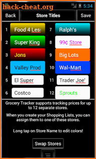 Grocery-Tracker ProKey screenshot