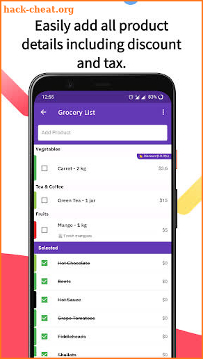 GroLister Shopping List Maker screenshot