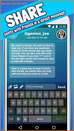 GROM - Social Network For Kids screenshot