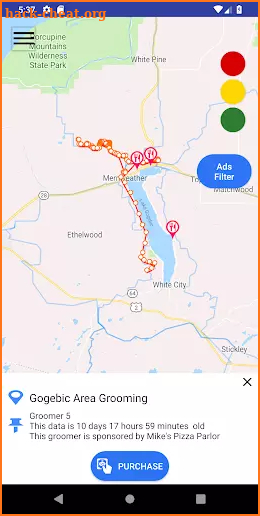 Groomer Tracker screenshot