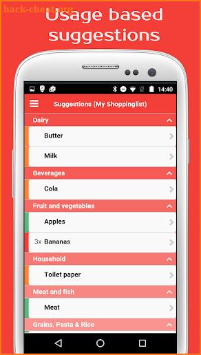 Grosh Intelligent Grocery List screenshot