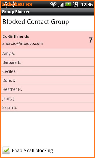 Group Blocker screenshot