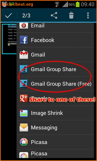 Group Share for Gmail screenshot