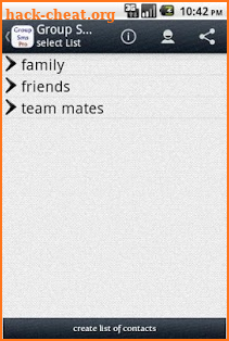 Group SMS Pro screenshot