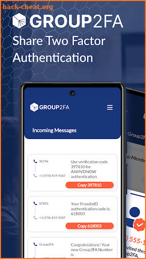 Group2FA: 2FA OTP Forwarding screenshot