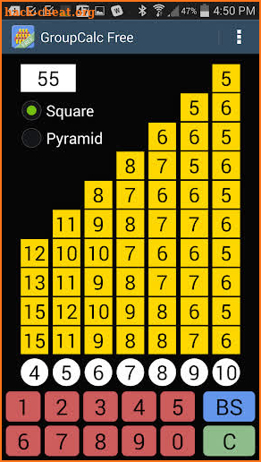 GroupCalc Free screenshot