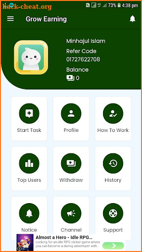 Grow Earning screenshot