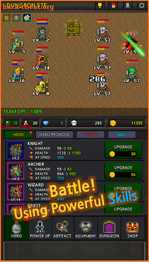 Grow Heroes Vip : Idle RPG screenshot