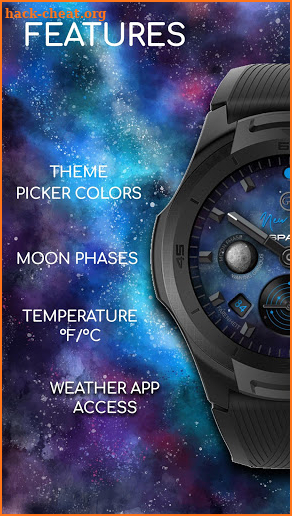 GRR | NEW MOON SPACE Watch Face screenshot