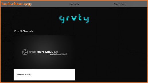 grvty tv screenshot