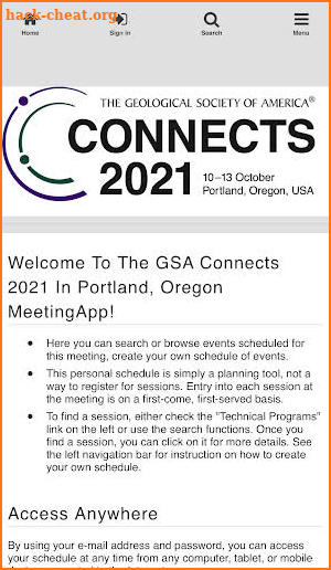 GSA 2021 screenshot