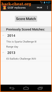 GSSF myScore screenshot