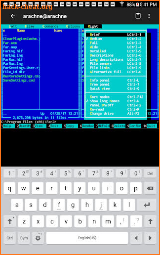 GSW ConnectBot (free trial) - Telnet/SSH Client screenshot