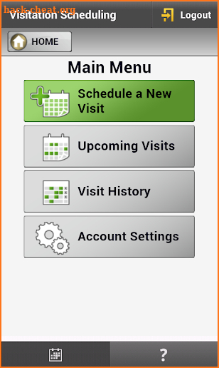 GTL - Schedule Visits (1 of 2) screenshot