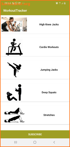 GTrackerworkouts screenshot