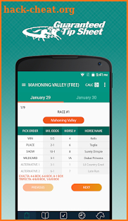 Guaranteed Tip Sheet - Horse Racing Picks screenshot