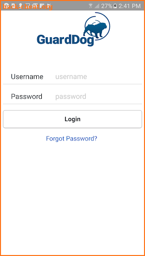 GuardDog 2.1 Mobile App screenshot