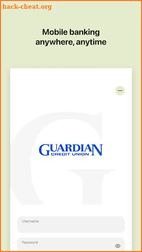 Guardian Credit Union Alabama screenshot