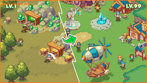 Guardian War: RPG Pixel Games screenshot