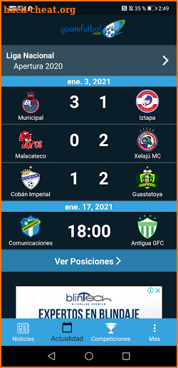 Guatefutbol.com screenshot