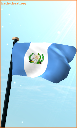 Guatemala Flag 3D Free screenshot