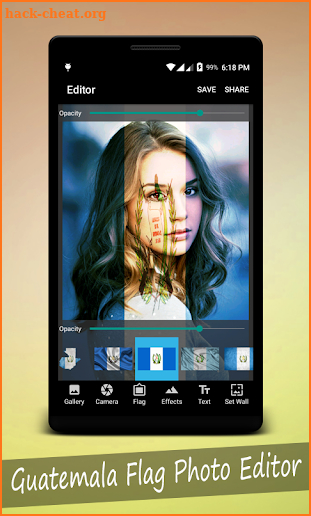Guatemala Flag Photo Editor screenshot