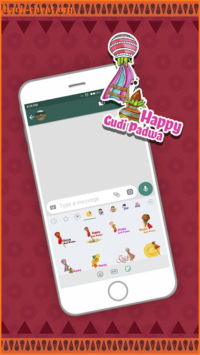 Gudi Padwa Stickers | गुडी पाडवा स्टिकर्स screenshot