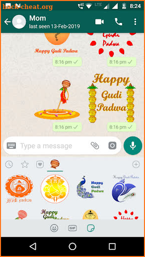 Gudi Padwa WhatsApp Stickers screenshot