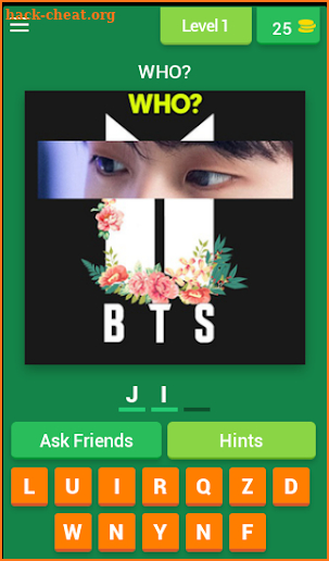 Guess BTS Member’s by Eyes Quiz screenshot