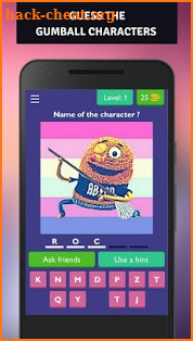 Guess Gumball Characters Game screenshot