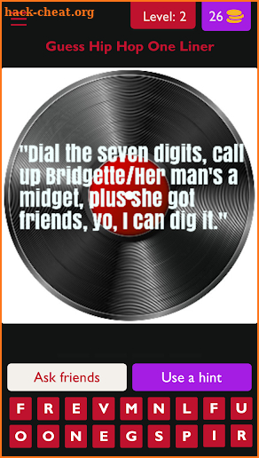 Guess Hip-Hop One-Liner screenshot