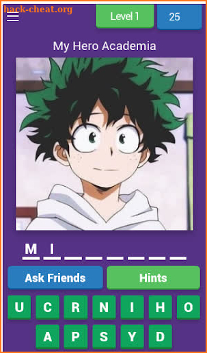 Guess My Hero Academia Character screenshot