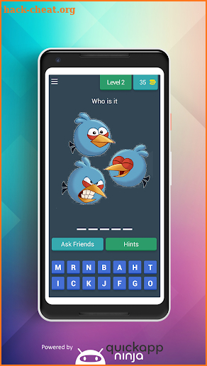Guess the Angry Birds screenshot