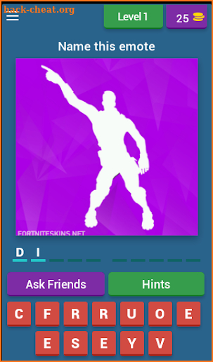 Guess The Fortnite Emotes screenshot