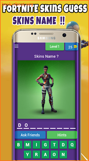 Guess The Fortnite Skins Quiz screenshot