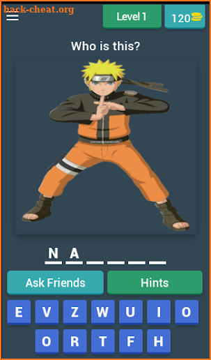 Guess the Naruto Character screenshot