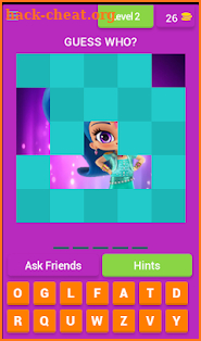 GUESS THE SHIMMER AND SHINE CHARACTERS screenshot