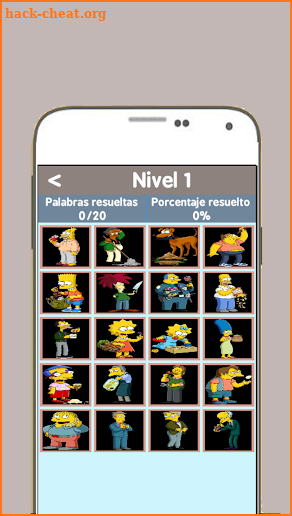 guess the simpsons character screenshot