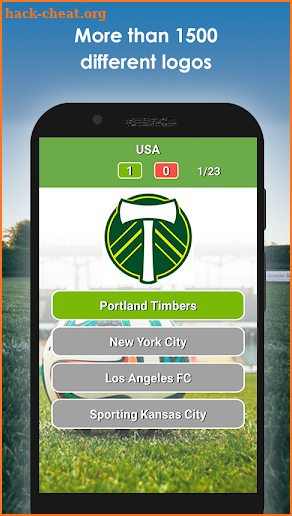 Guess the soccer team - logo quiz football screenshot