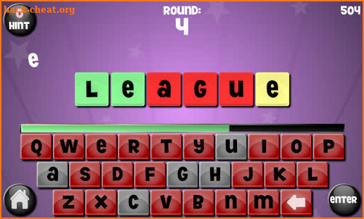 GuessWord screenshot