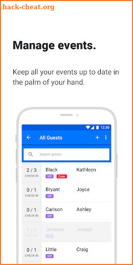 Guestlist: Event Check-In App screenshot